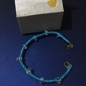 NWOT blue beaded bracelet